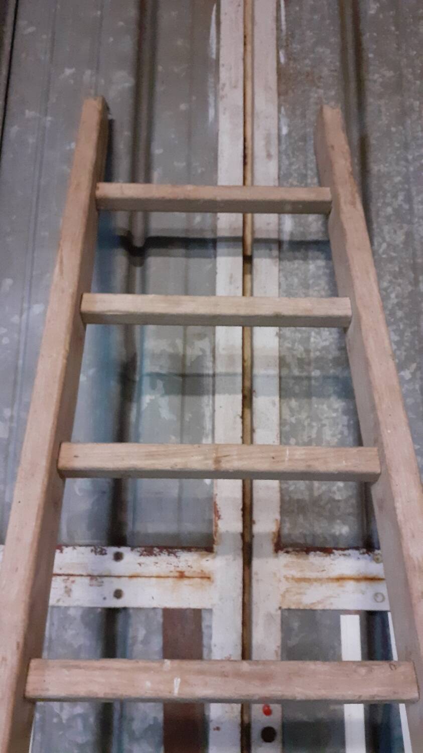 Wooden ladder