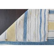 1970s Vintage Turkish Hand-Knotted Wool Cotton White Runner Rug 66x288