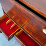 Sideboard brass wood 1970