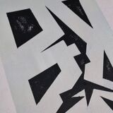 Modern geometric painting