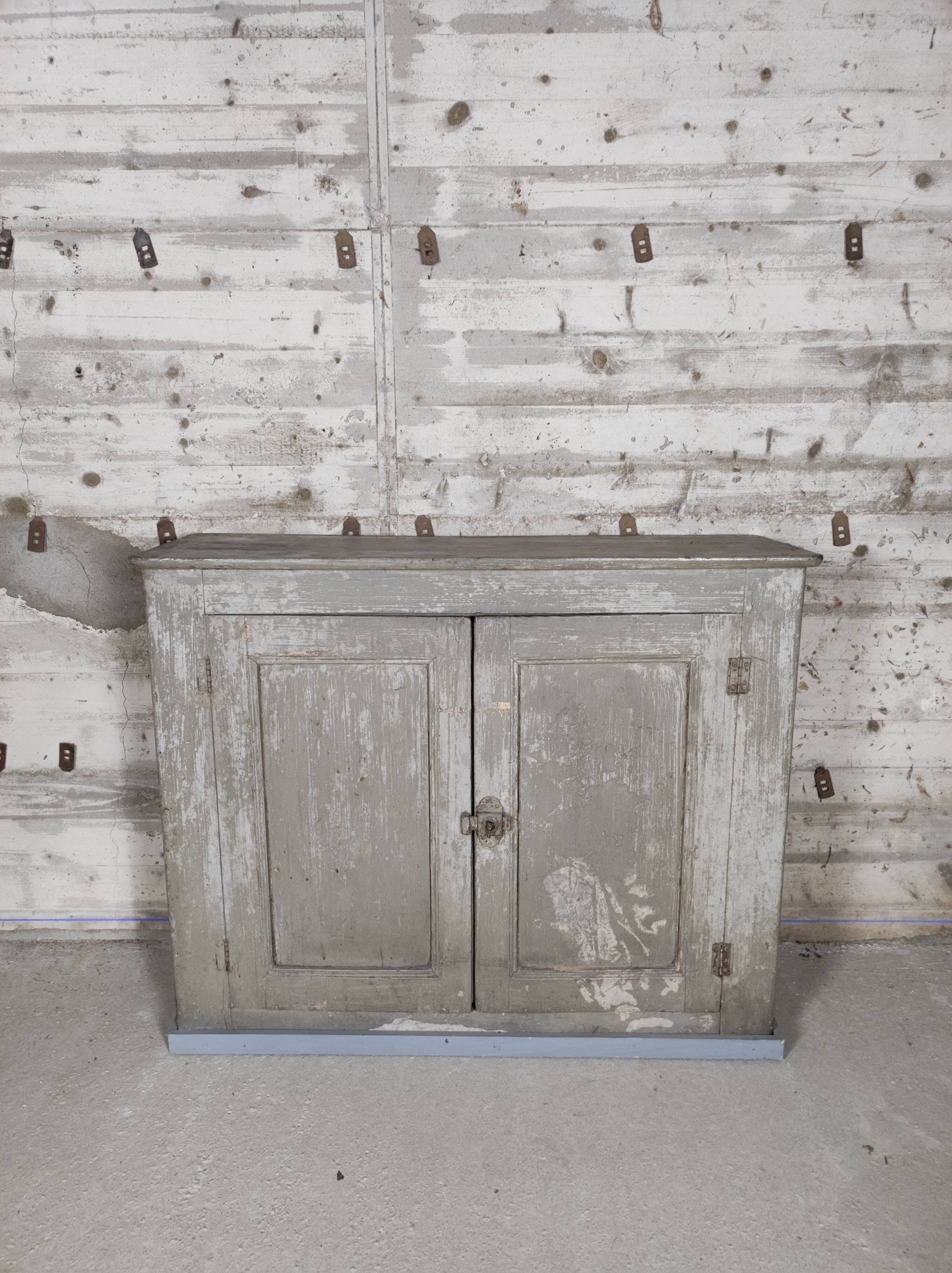 Patinated grey Parisian buffet