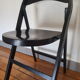 Black tuna and b751 folding chair