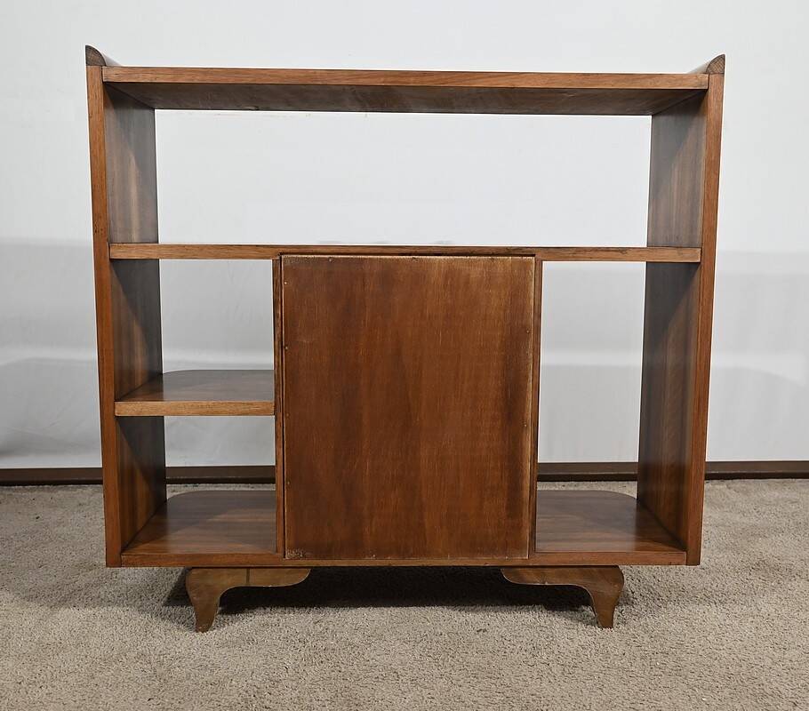 Small Walnut Serving Unit, Art Deco – 1940