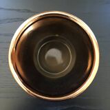 Coppery gold vase