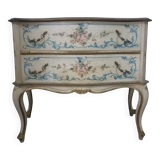 Italian painted chest of drawers