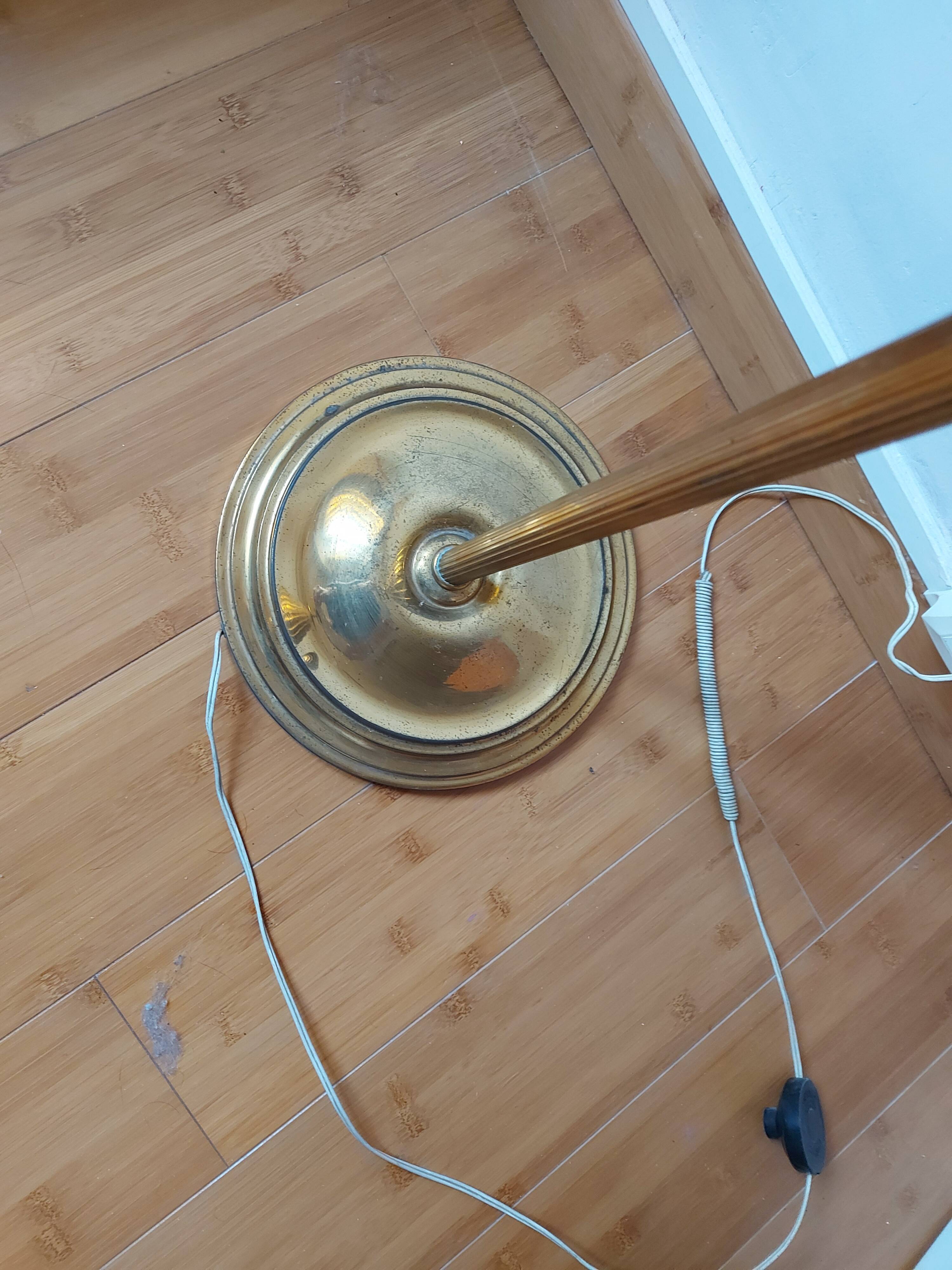 Vintage lamp lamp 3 brass lights