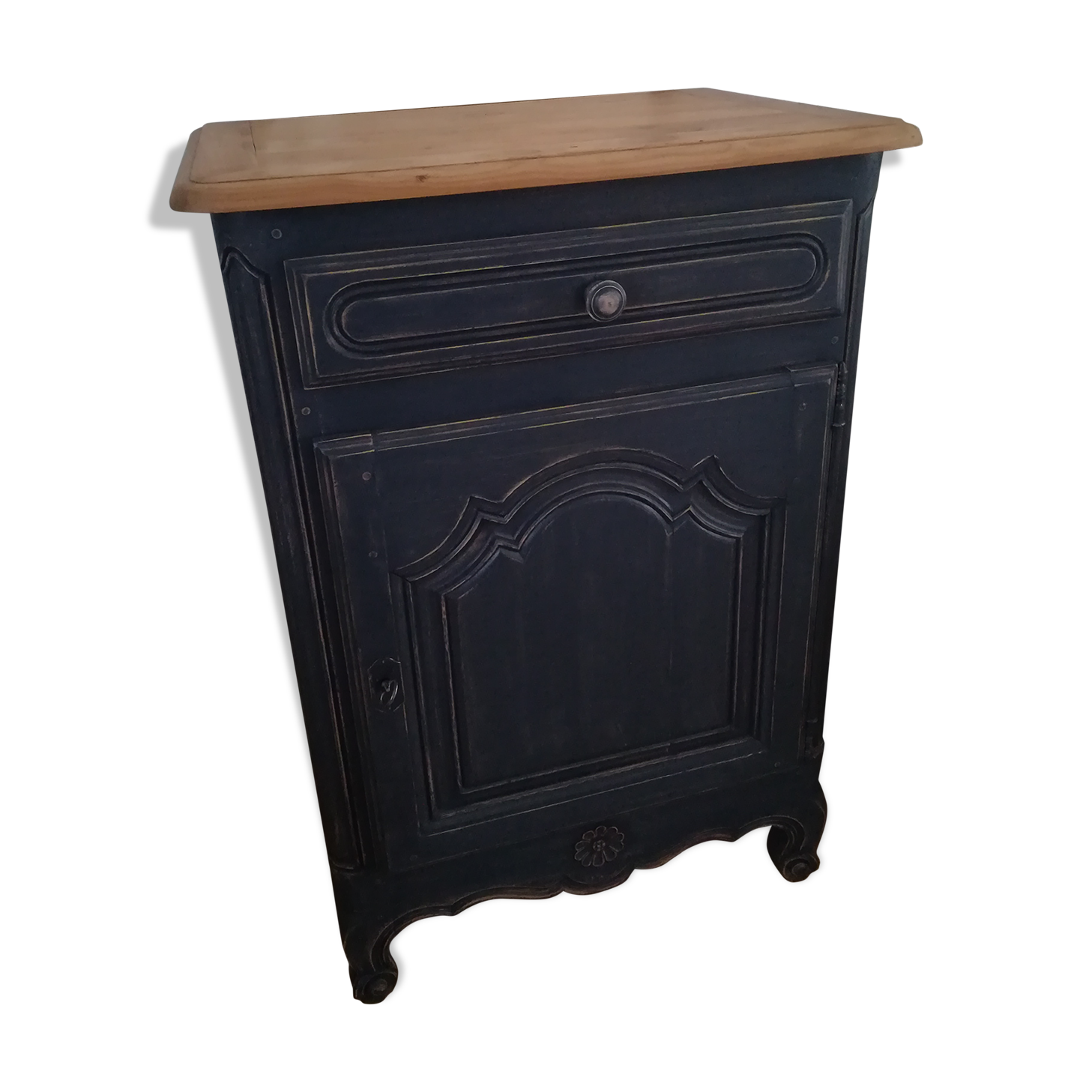 Midnight blue vintage buffet