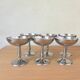 6 coupes à glace en inox