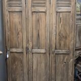 wooden changing room