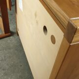 Solid oak tv stand