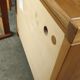 Solid oak tv stand