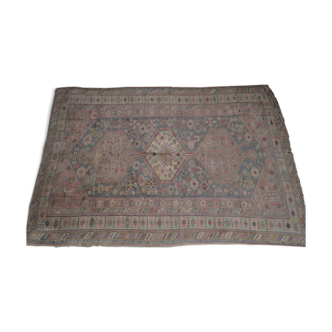 Oushak rug, 186 cm x 280 cm, Turkey, wool on wool, In good condition, Vintage, 1960