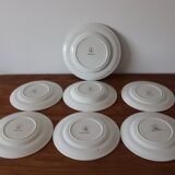 7 plates L'Amandinese model "excellence"