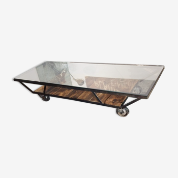 Industrial coffee table