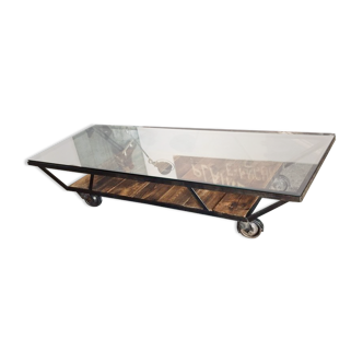 Industrial coffee table