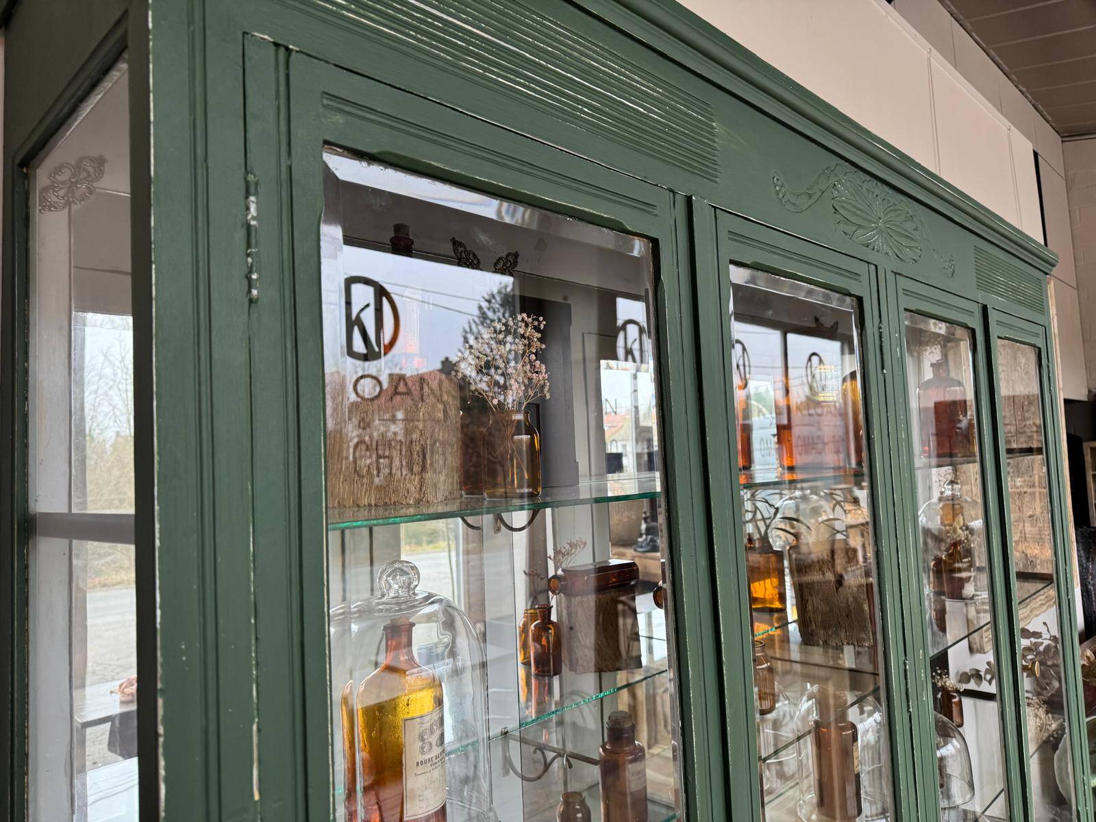 Pharmacy display case