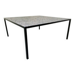 Table basse mid-century - acier