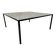 Mid-Century Modernist Rectangular Bleu Black Steel and Ceramic Coffee Table, 1960s