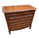 Louis XV style commode from the 1970s in solid wood.