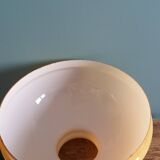 Caramel ochre opaline glass globe lampshade