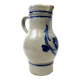 Cruche pichet grès décor bleu hauteur 27cm
