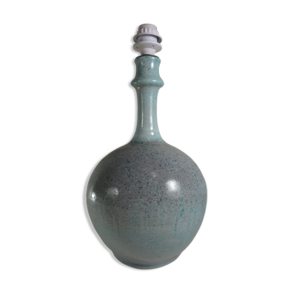 Blue ceramic lamp, vintage