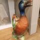 Pichet canard en barbotine signé St Clément