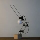 Lampe brutaliste en travertin, Italie, années 70