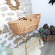 Basket Wicker on support
