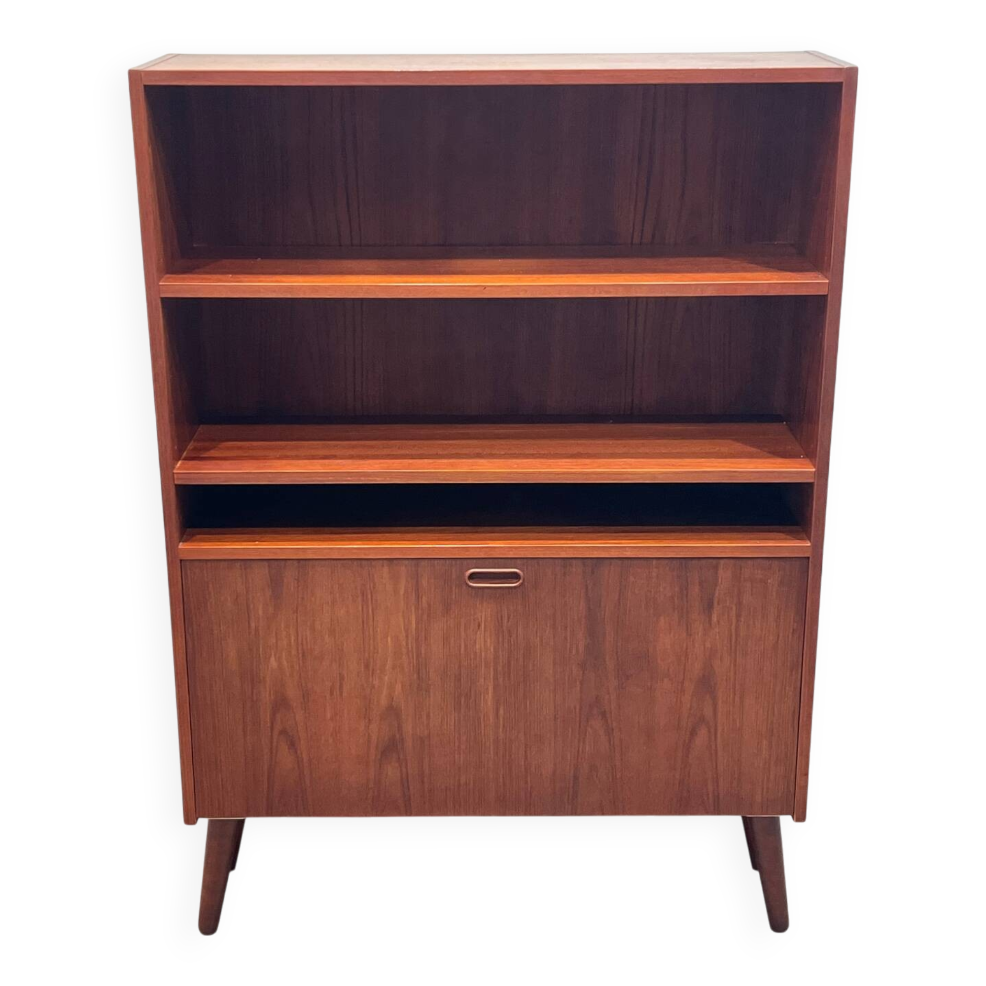 Scandinavian teak bookcase
