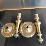 Pair of gilded bronze candlesticks