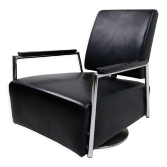 Black swivel chair, 1980s