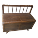 Small Oak Storage Bench - 20th Century