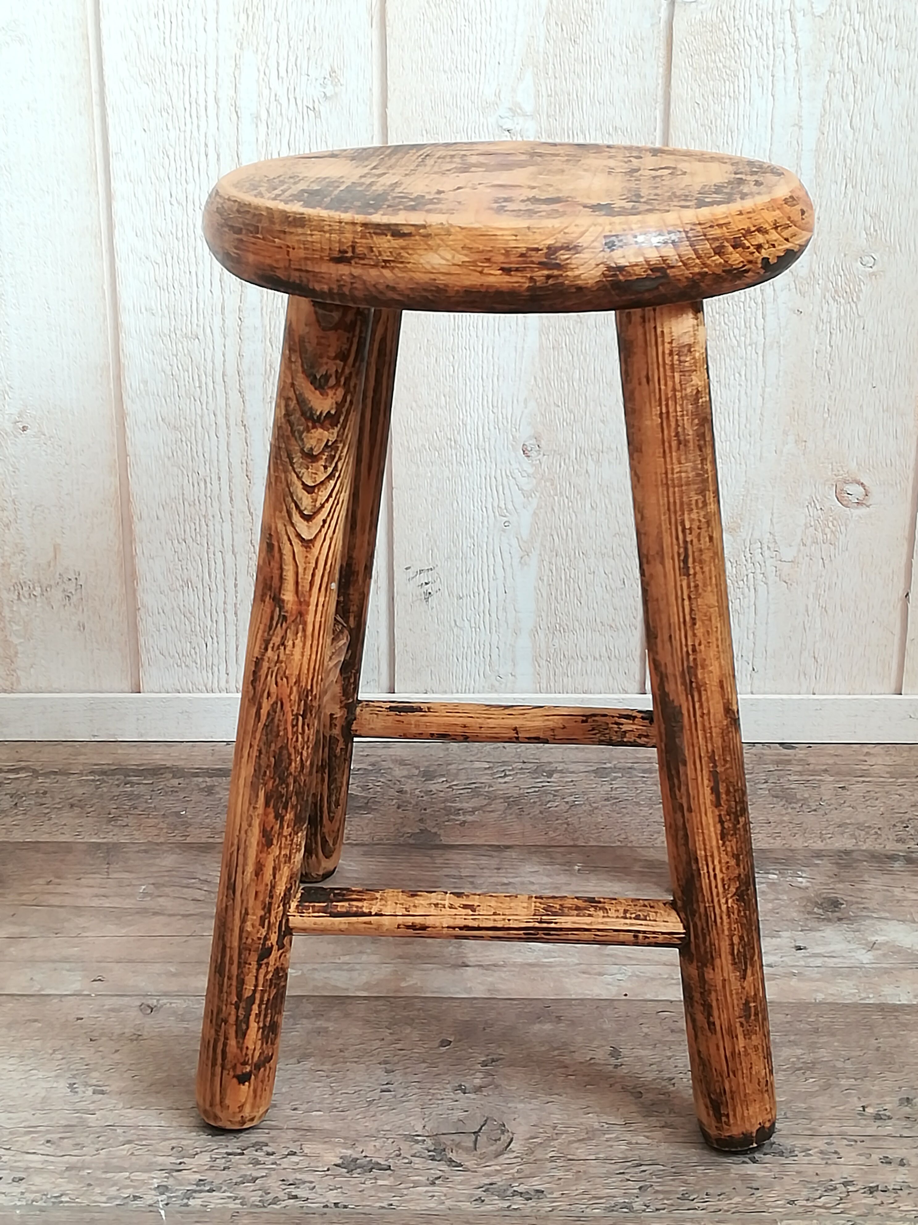 Wooden stool