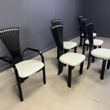 Totem chairs by Torstein Nilsen for Westnofa, 1980s set of 6