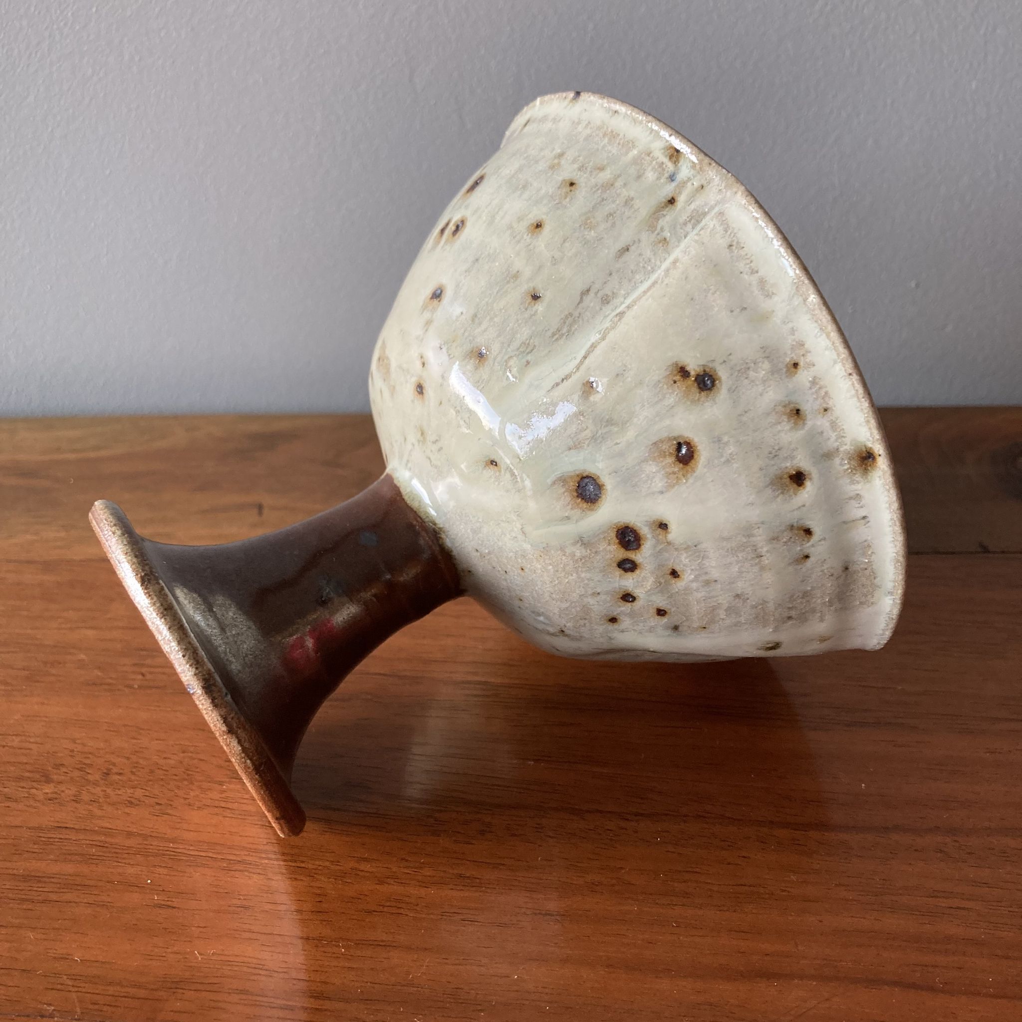 Japanese stone cup from la borne of the pedley-kepp workshop, 1970-1980