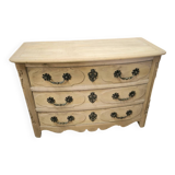 Louis XIV style solid cherry chest of drawers