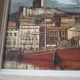 Tableau bernard buffet , marseille , bateaux dans le vieux port , edition braun