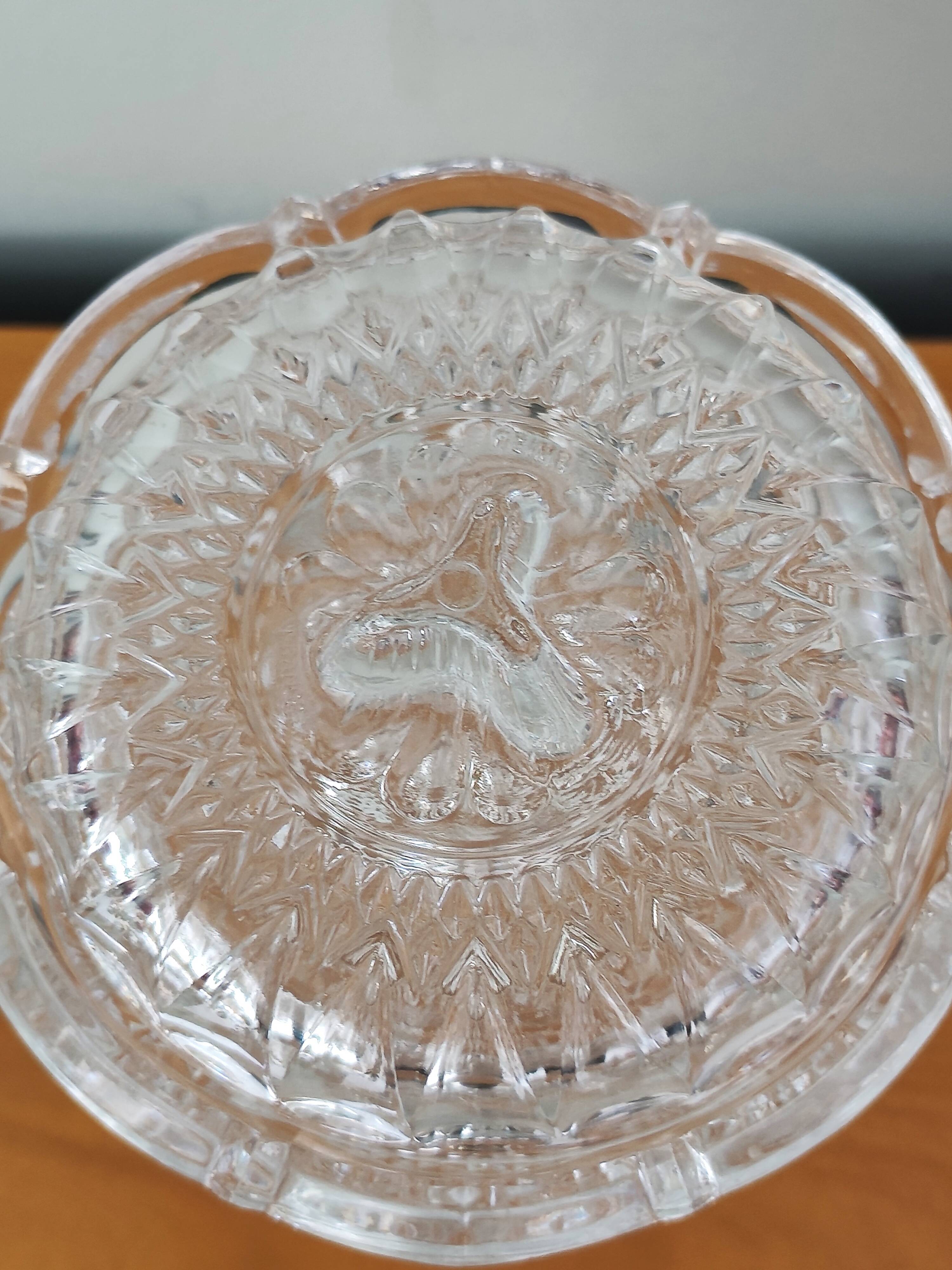 Cut glass ice bucket