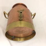 Old copper milk pot