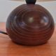 Wooden ball table lamp