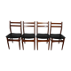 Lot 4 chaises scandinaves des années 60