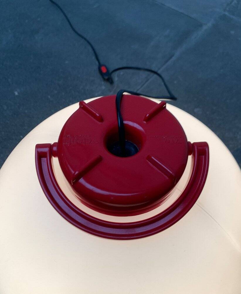 Vintage Italian floor lamp Space Age Tama by Isao Hosoe for Valenti Luce, 1970s