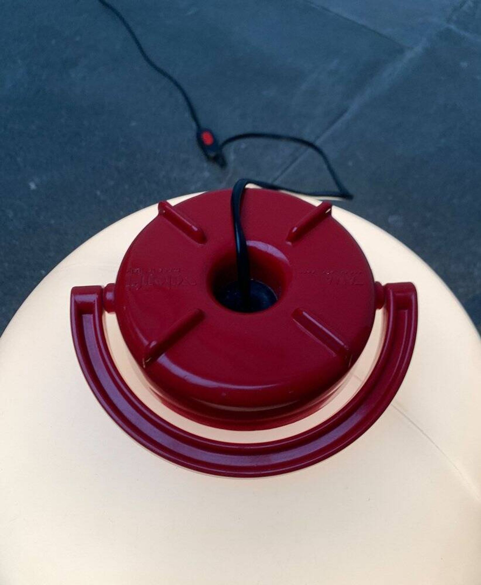 Vintage Italian floor lamp Space Age Tama by Isao Hosoe for Valenti Luce, 1970s