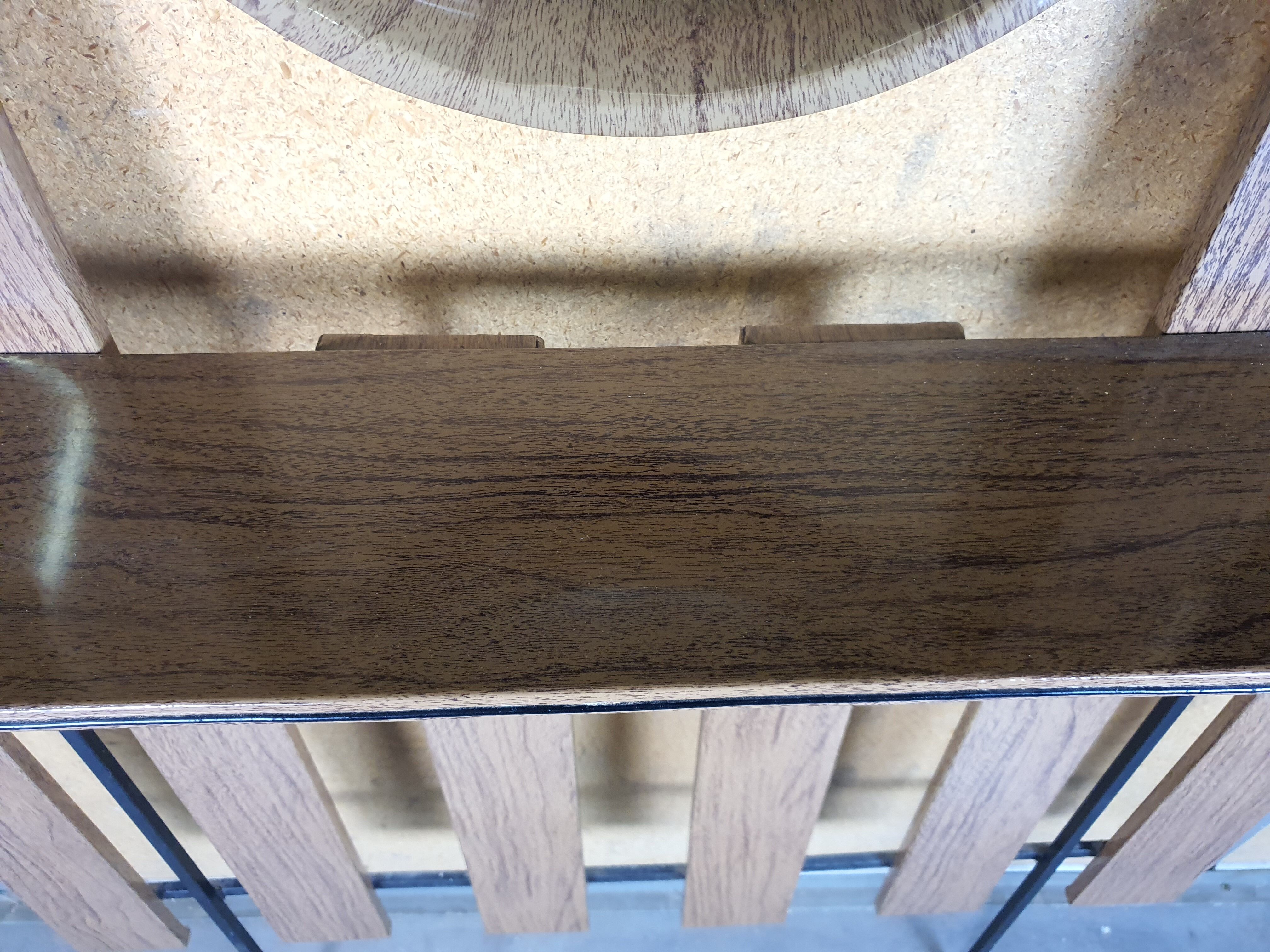 Wall coat hanger with mirror, 50s