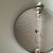 Louis XVI-style halogen lamppost in bronze and brass Lucien GAU