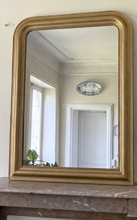 Louis Philippe pearl mirror H120 X W95