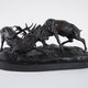 Fighting stags bronze sculpture by Pierre-Jules Mêne French animalier art