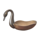 Swan empty pocket in brass