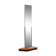 Art deco rectangular mirror in walnut wood 1930 176x80cm